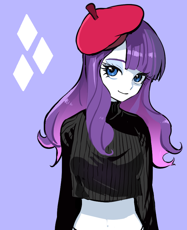 Artist Quizia Beatnik Rarity Belly Button Beret