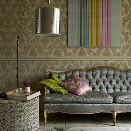 Gold Modern Living Room Design Lamp Housetohome Co