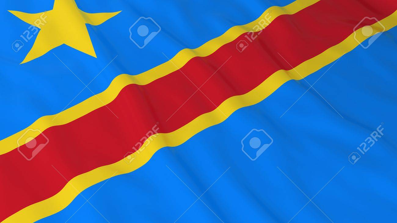 Congolese Flag HD Background Of The Democratic Republic
