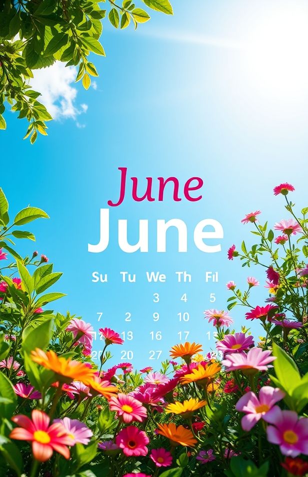 June Calendar Wallpaper