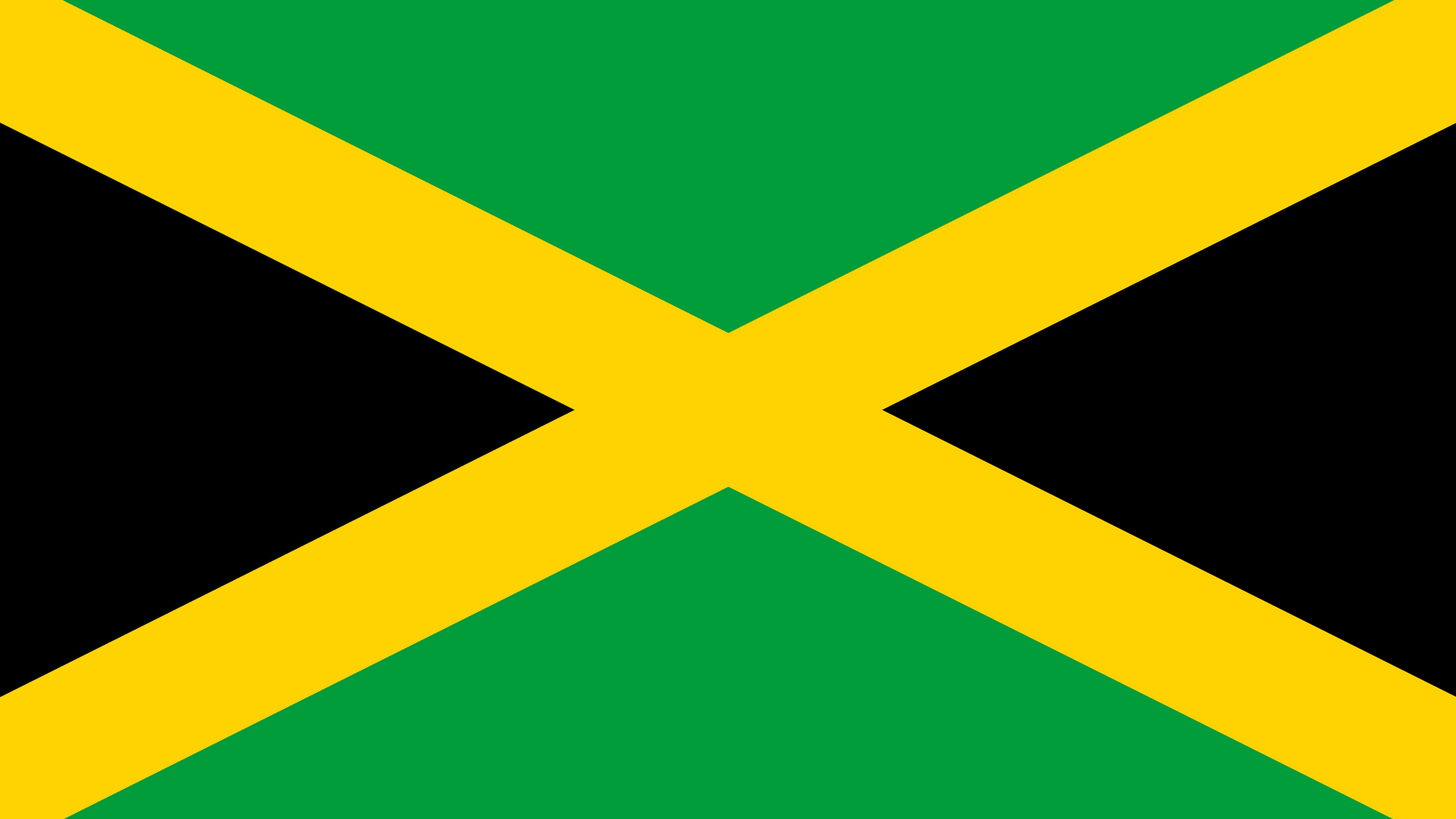 Jamaica Flag UHD 4k Wallpaper