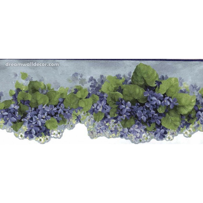 Free download Blue African Violet Flower Wallpaper Border [700x700] for