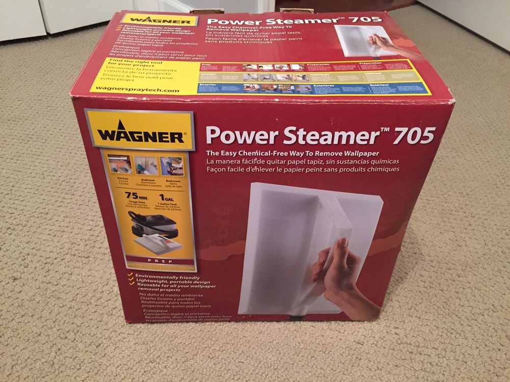 Free download Wagner Power Steamer 705 Wallpaper Remover w Large Small Steam Plates [1000x750