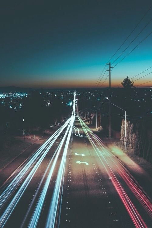 Blurry City Lights