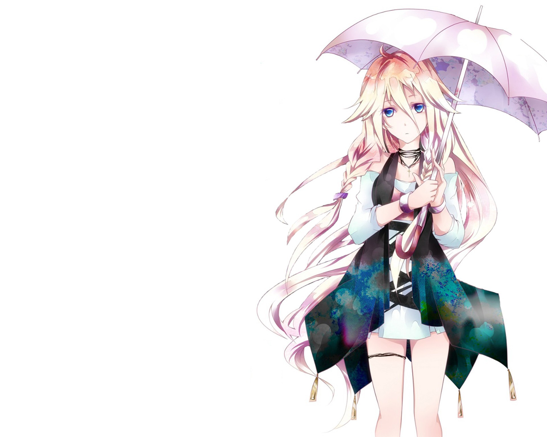 The Girl Ia Think Wonder Umbrella Vokaloid Vocaloid Wallpaper