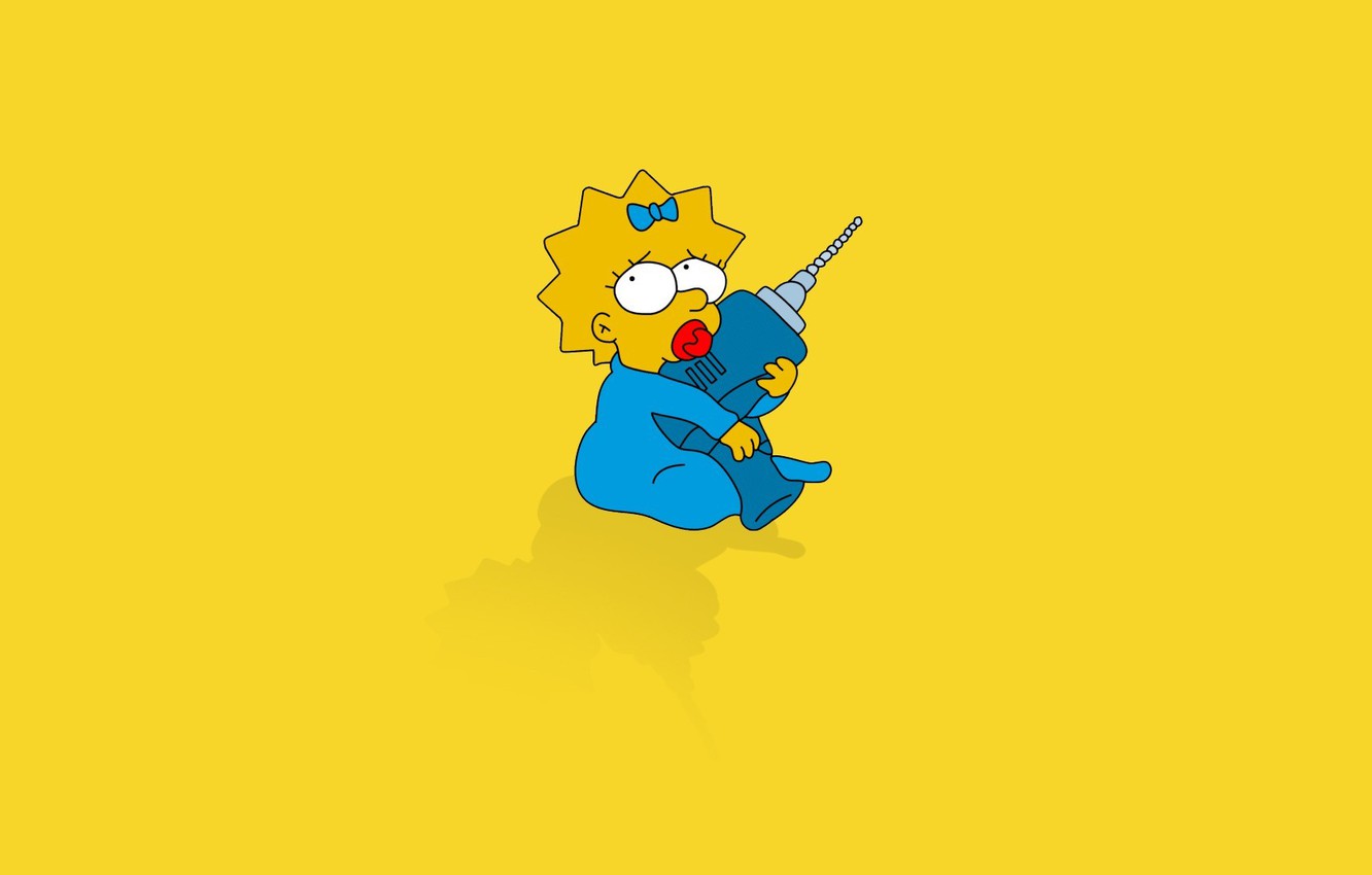 Wallpaper The Simpsons Maggie Image For