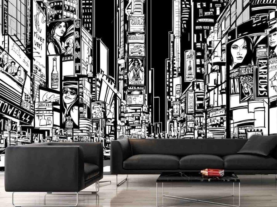 Times Square Night Wallpaper About Murals