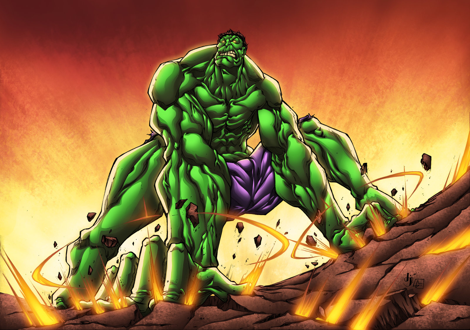 Hulk Smash Them Floors By Madcapllc