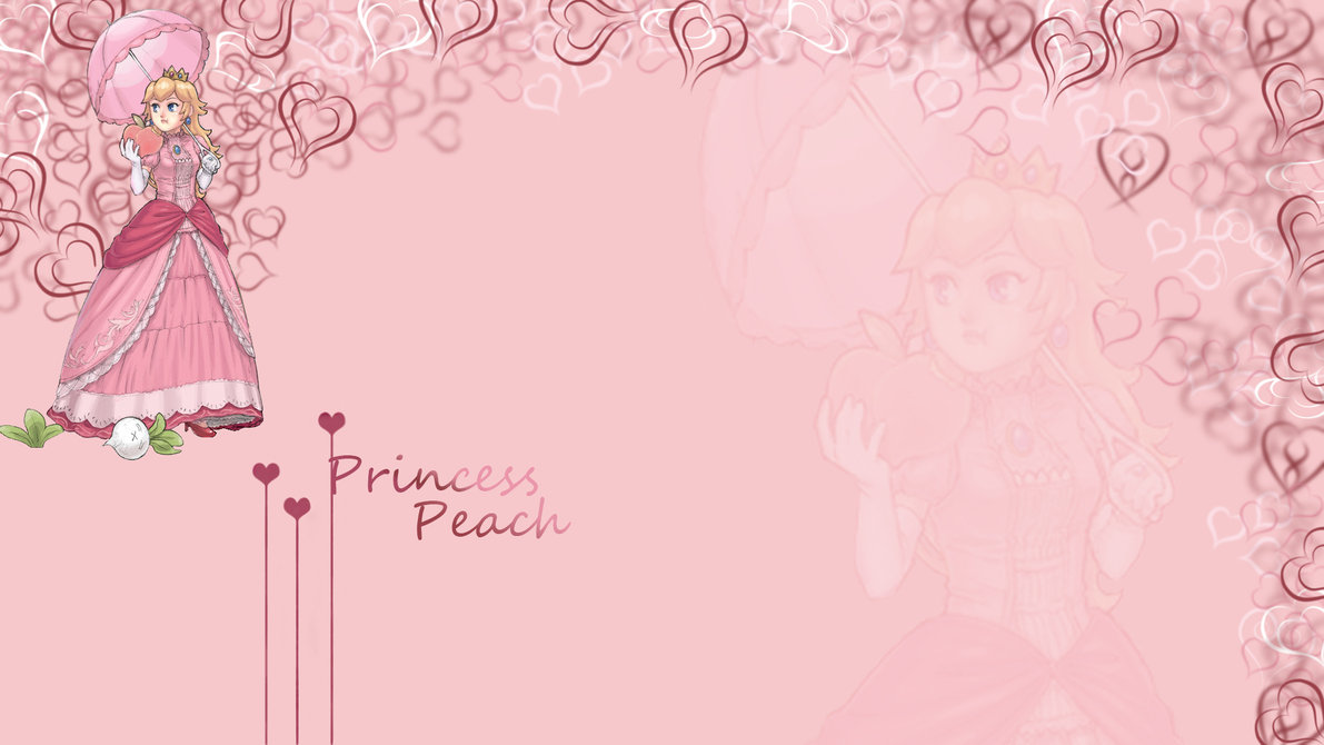 Princess Peach Wallpaper by Kleinersaphire on