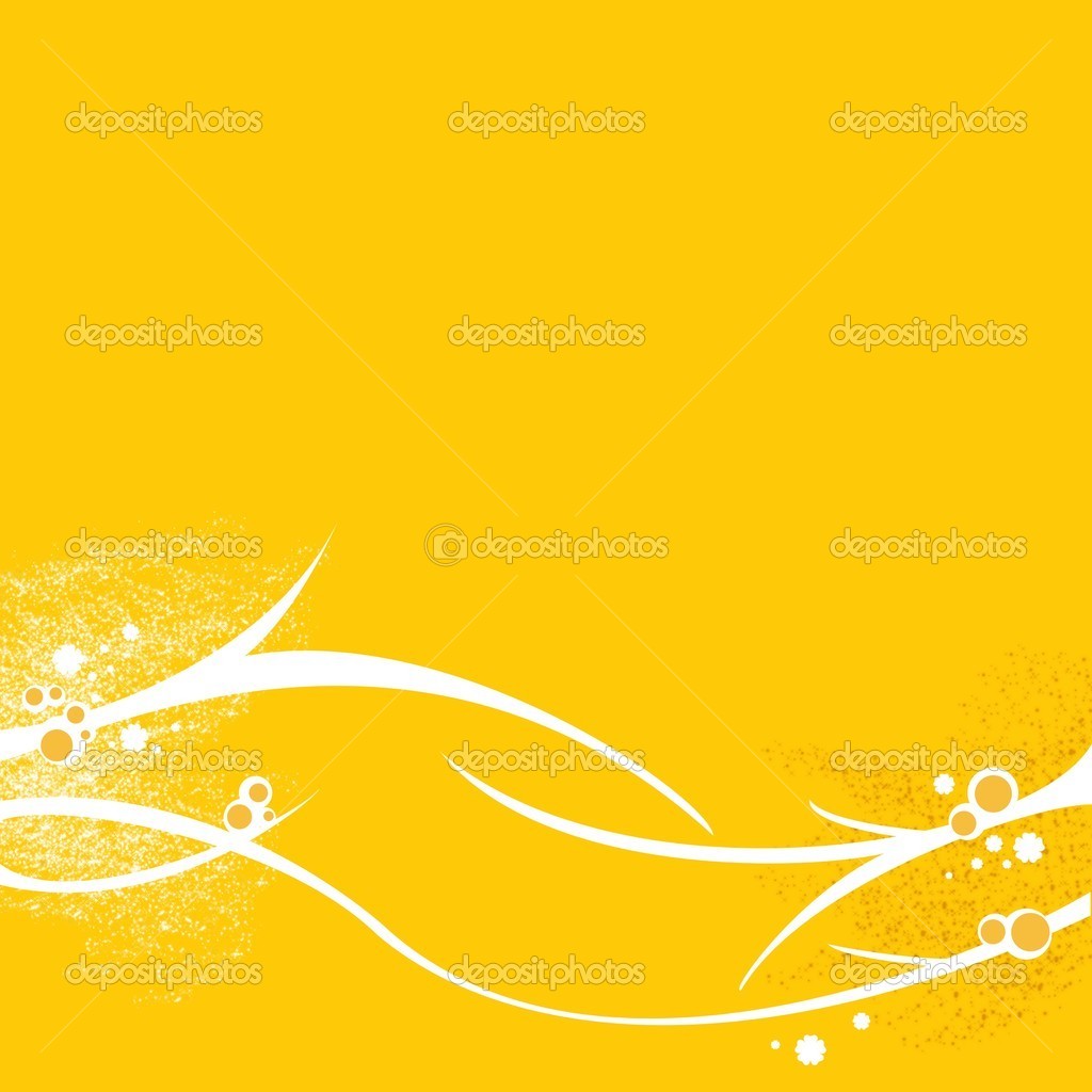Yellow Wallpaper Stock Photo Background With White
