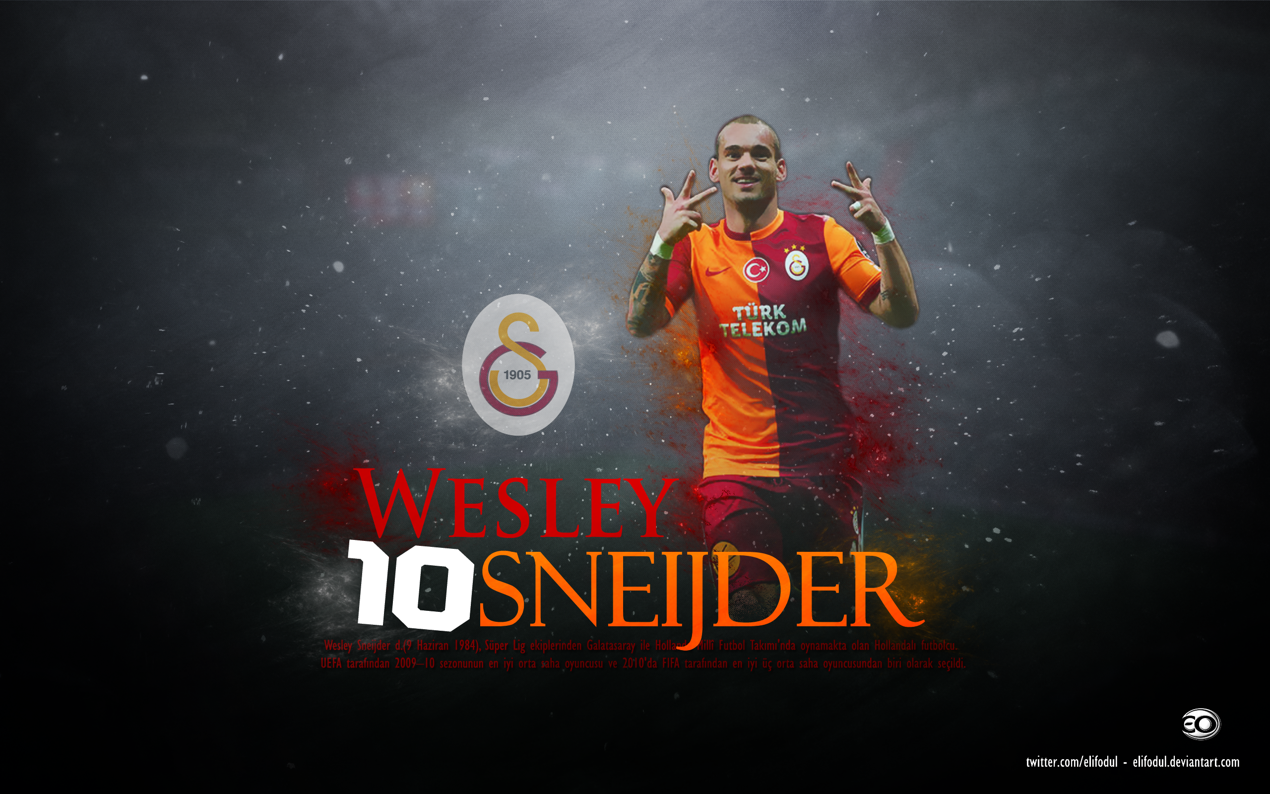 Wesley Sneijder Wallpaper By Elifodul