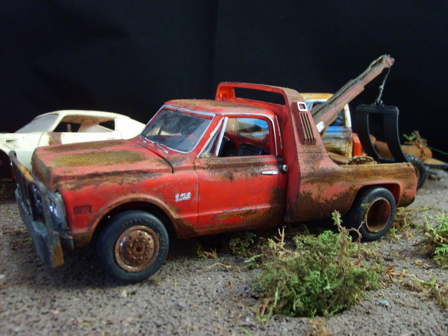 Chevy Tow Truck By Rustyoldmodels