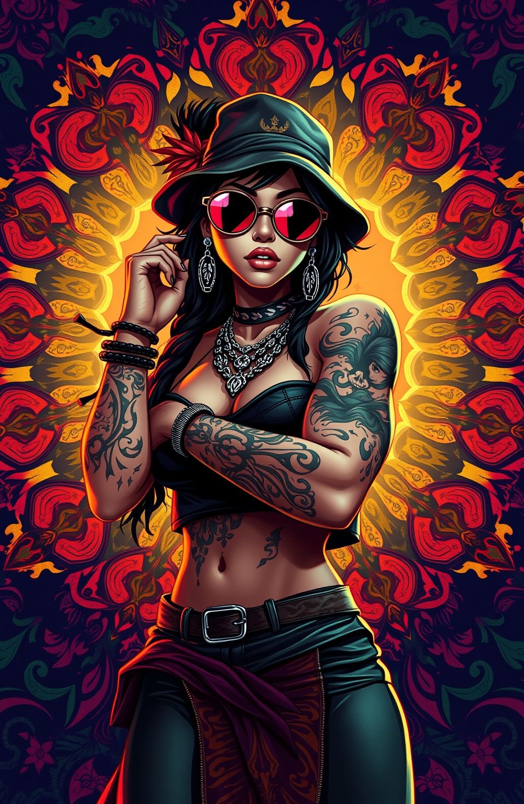 Mexican Gangster Girl Wallpaper