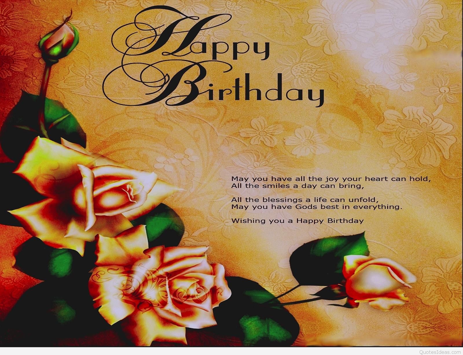 Top Quotes For Happy BirtHDay Wallpaper