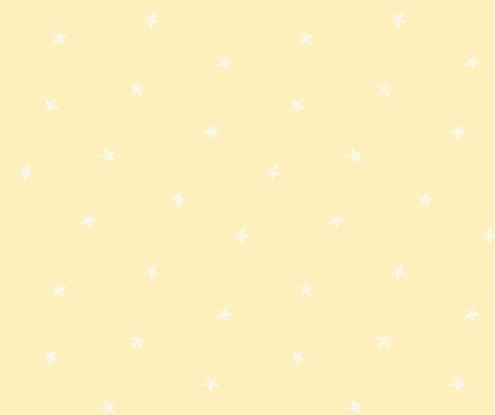 Decorline Carousel Ditsy Single Stars Wallpaper Yellow