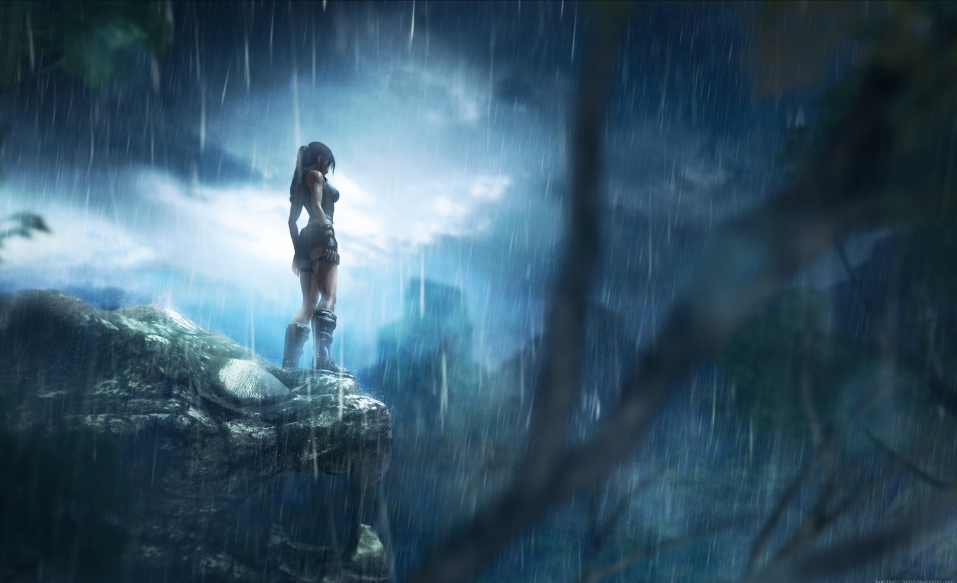 Lara Croft Video Game Tomb Raider HD Wallpaper