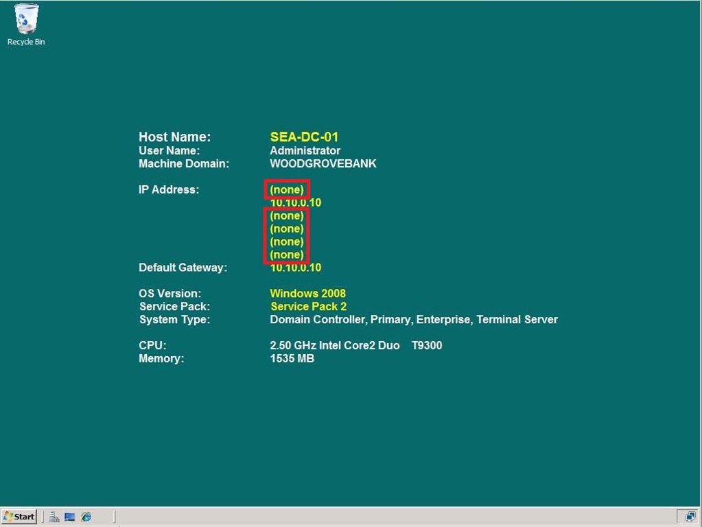 Bginfo Desktop Background With Multiple None Ip Address Entries