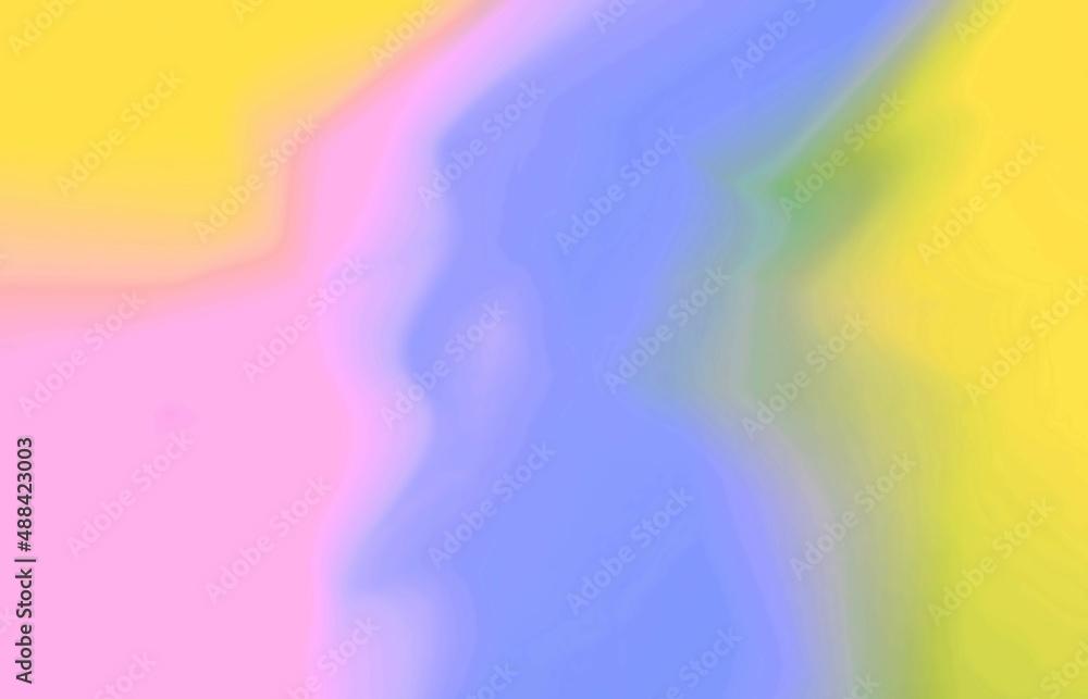Rainbow Pastel Mesh Bright Gradient Abstract Wallpaper Flow