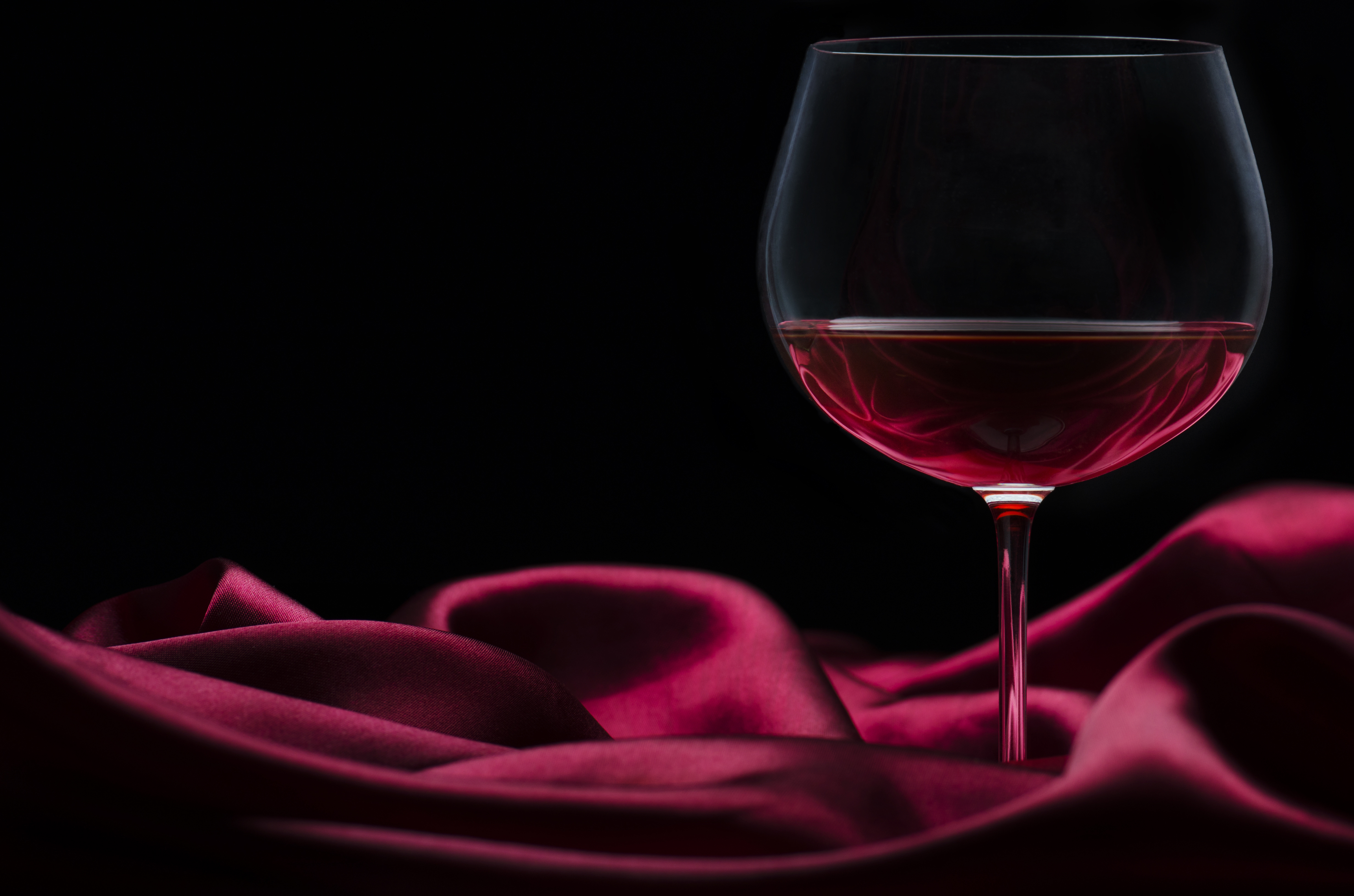 Wine red glass silk satin burgundy black background wallpapers