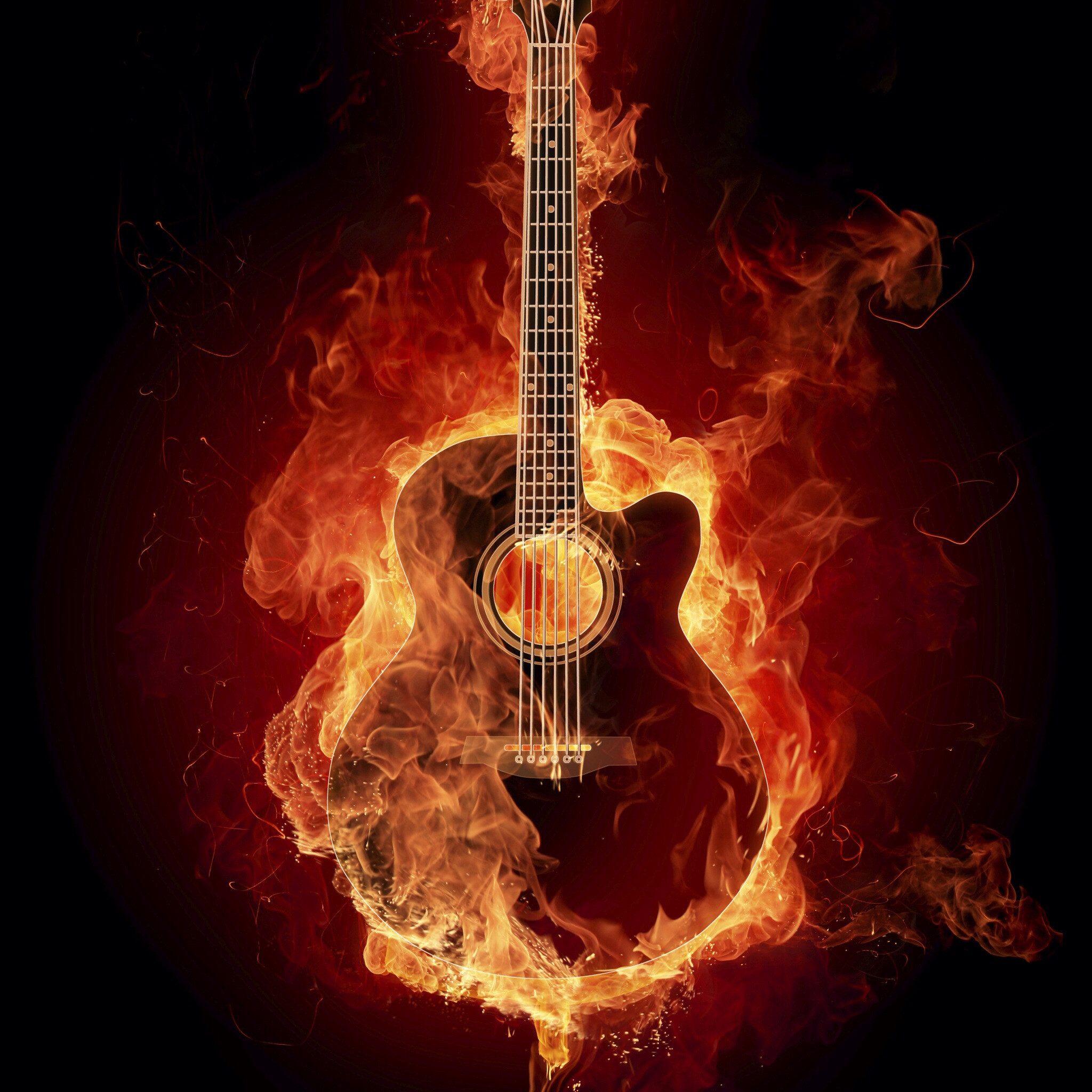 Acoustic Guitar Wallpaper HD