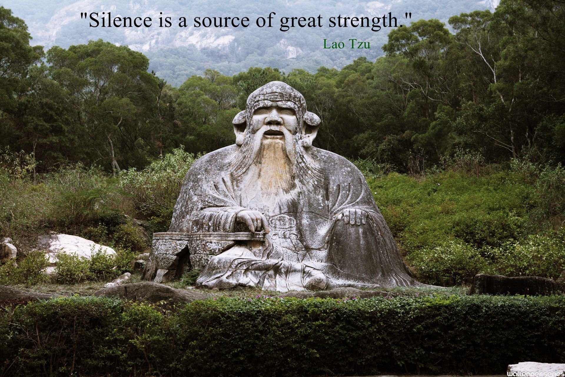 Lao Tzu Silence Quotes Wallpaper Baltana