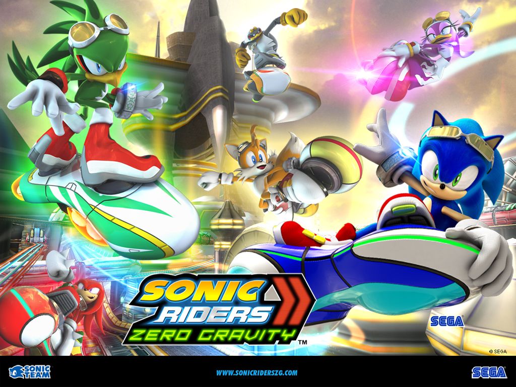 Fond Ecran Wallpaper Sonic Riders Zero Gravity Jeuxvideo Fr