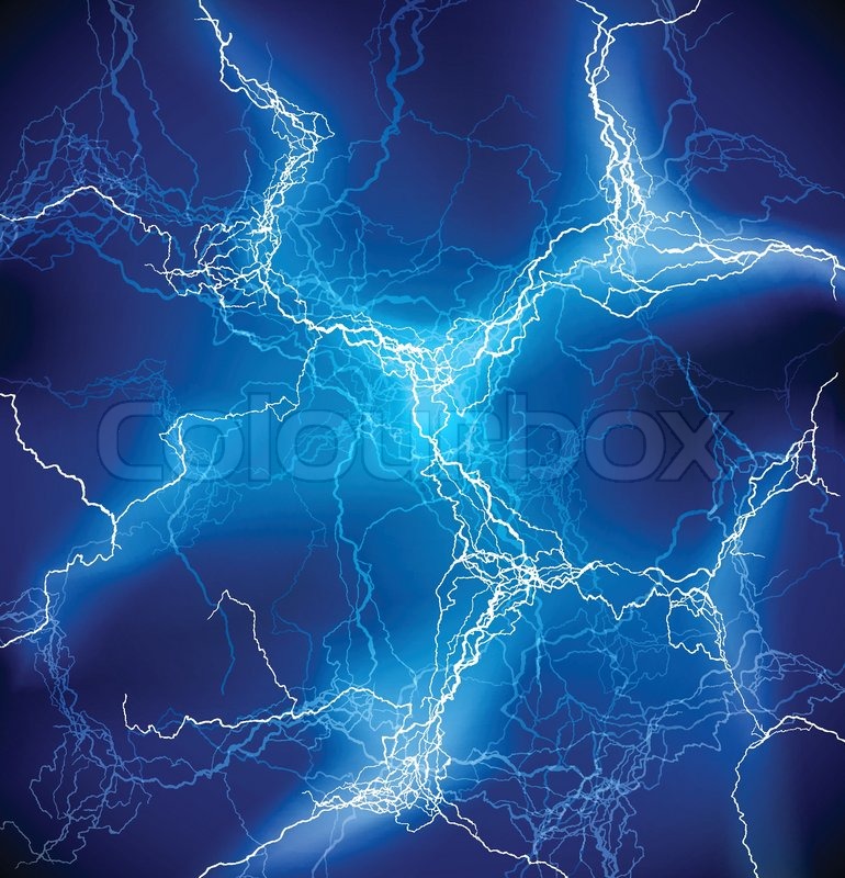 Download Cloudy Blue Neon Lightning Symbol Wallpaper  Wallpaperscom