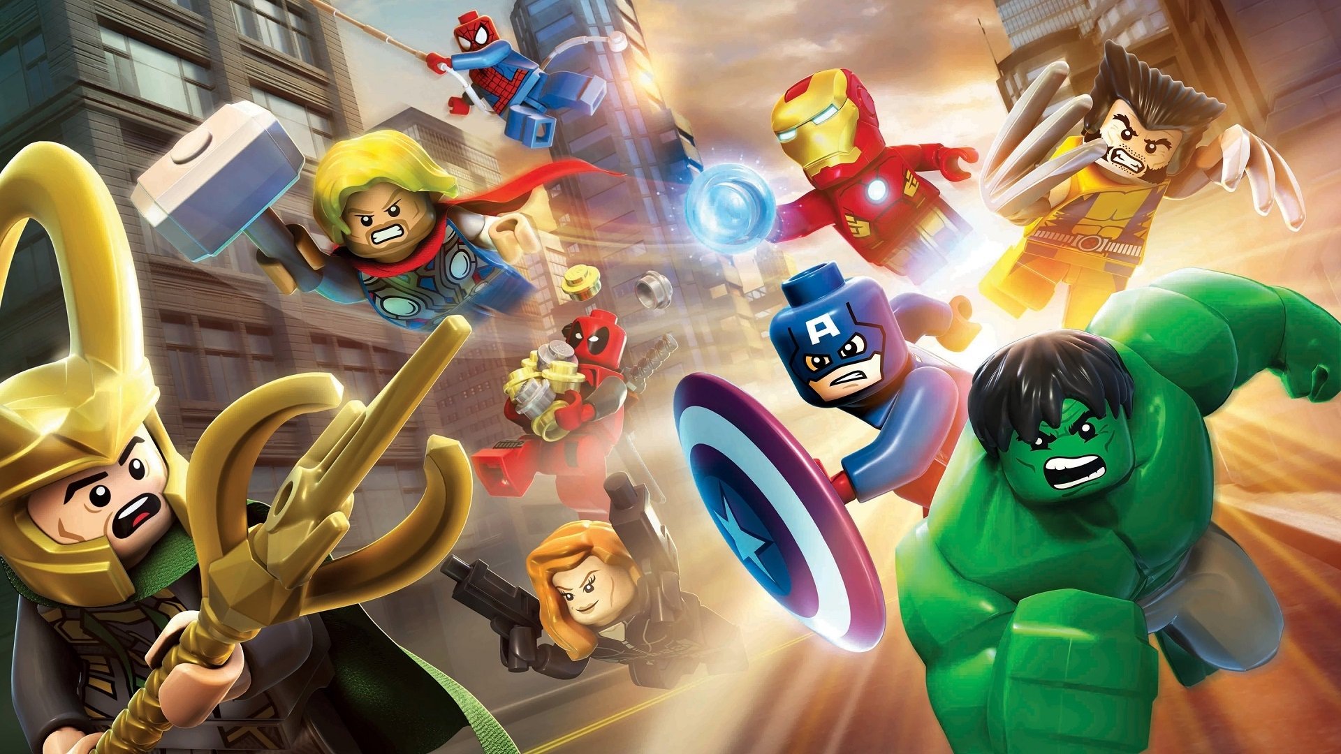 Lego Marvel Super Heroes Wallpaper HD Background Image