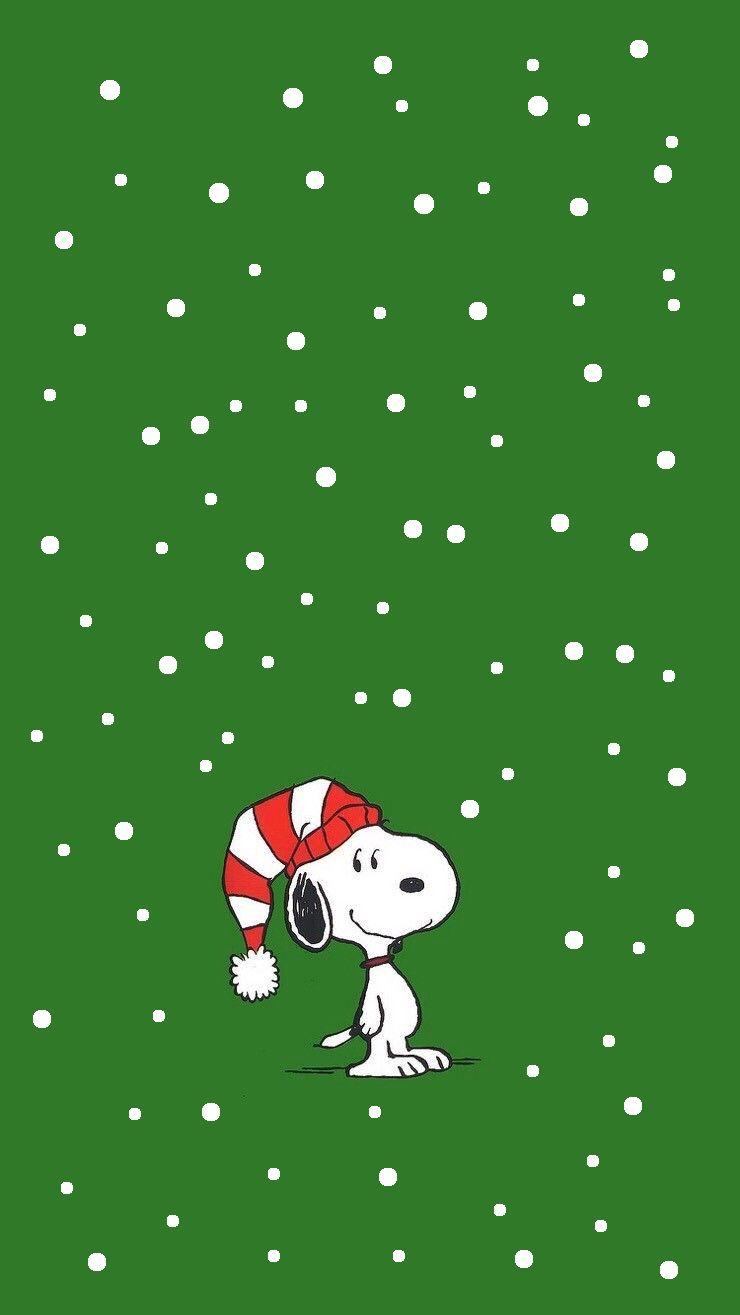 Merry Christmas From Snoopy Wallpaper iPhone