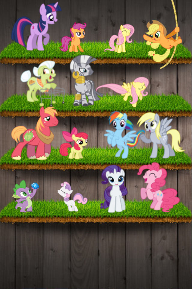 My Little Pony Friendship Is Magic Wallpaper iPhone Top