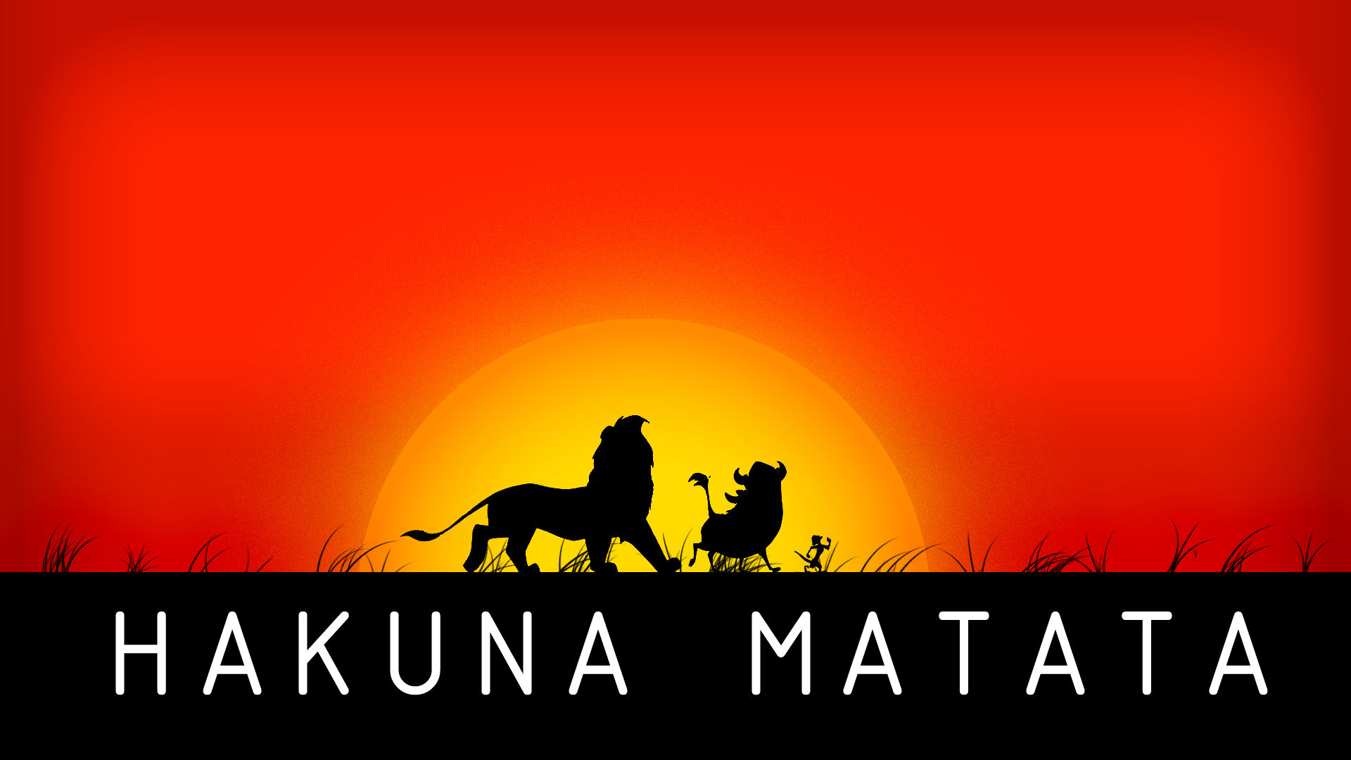 Hakuna Matata Tribal Background