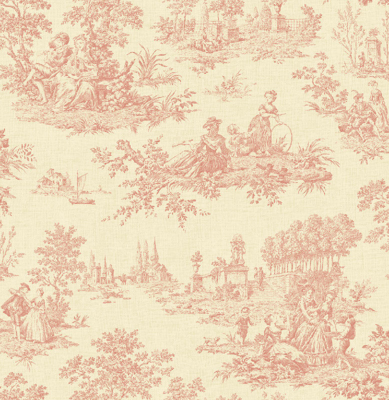 Wallquest Chantilly Scenic Toile Cu81001
