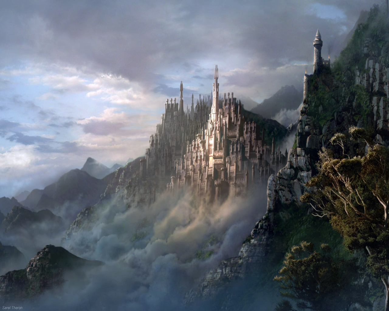 Fantasy Castle Desktop Wallpaper