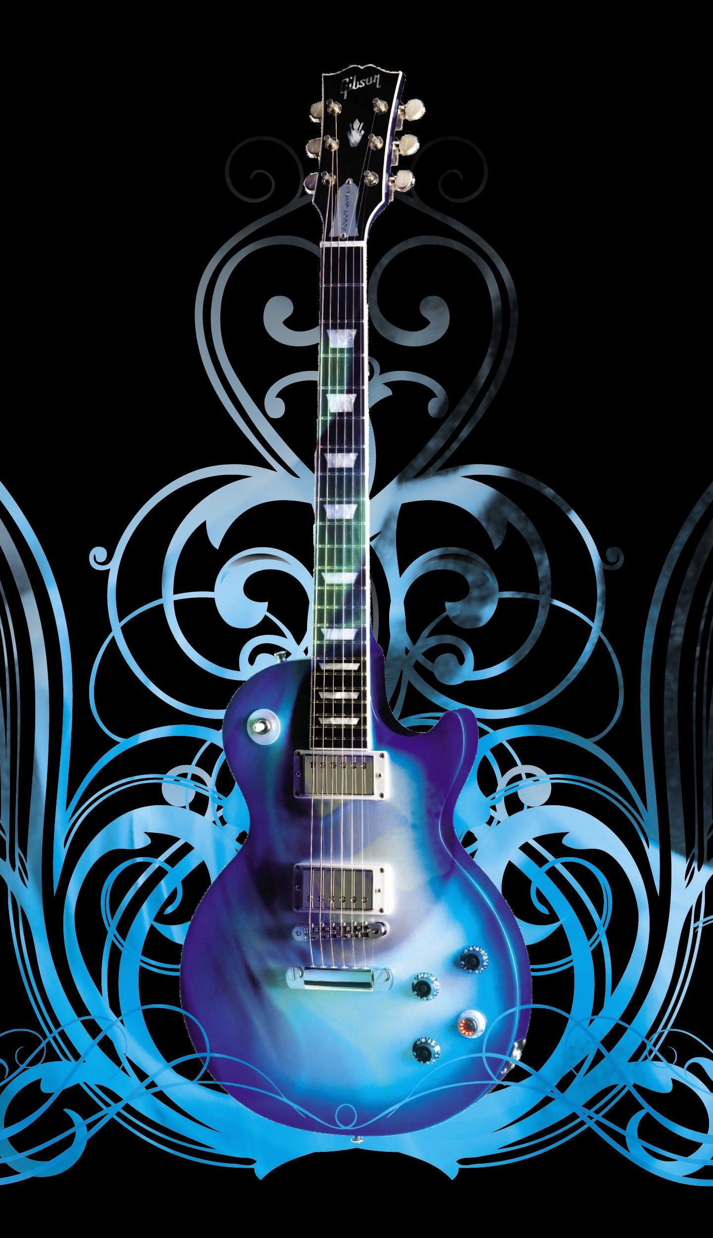 Guitar Art Blue Music 4k Wallpaper Best