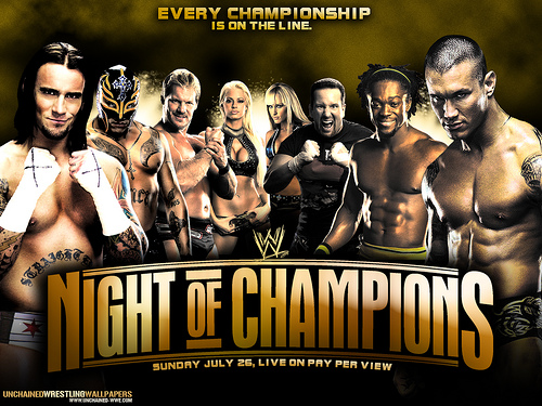 Wwe Night Of Champions Wallpaper Unchained A Photo On