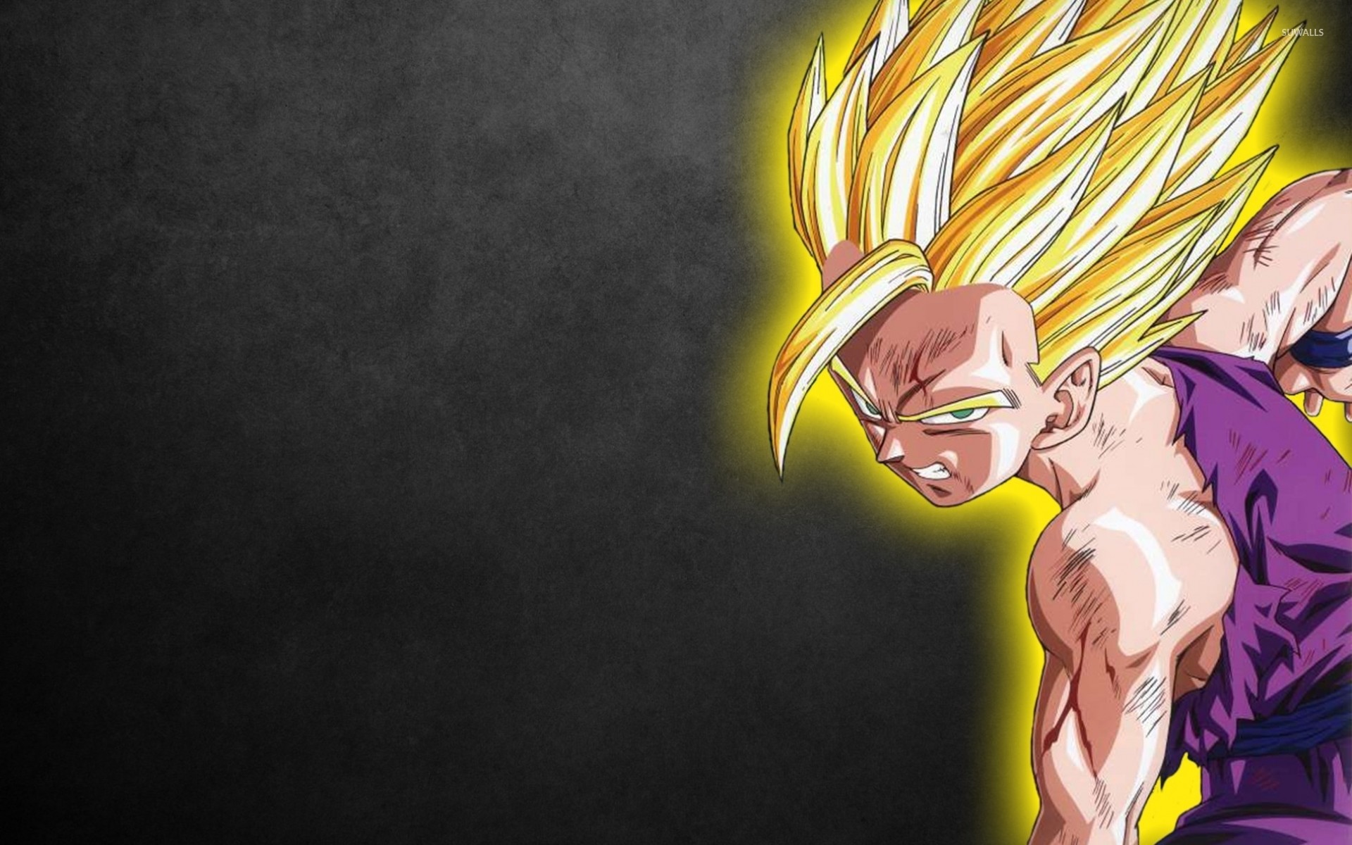 Dragon Ball Z 4k Wallpaper: Super Saiyan Gohan in Action