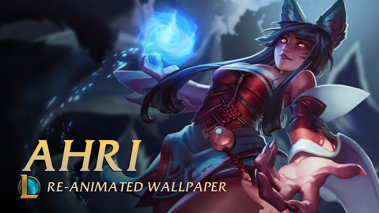 Ahri Re Animated Wallpaper League Of Legends