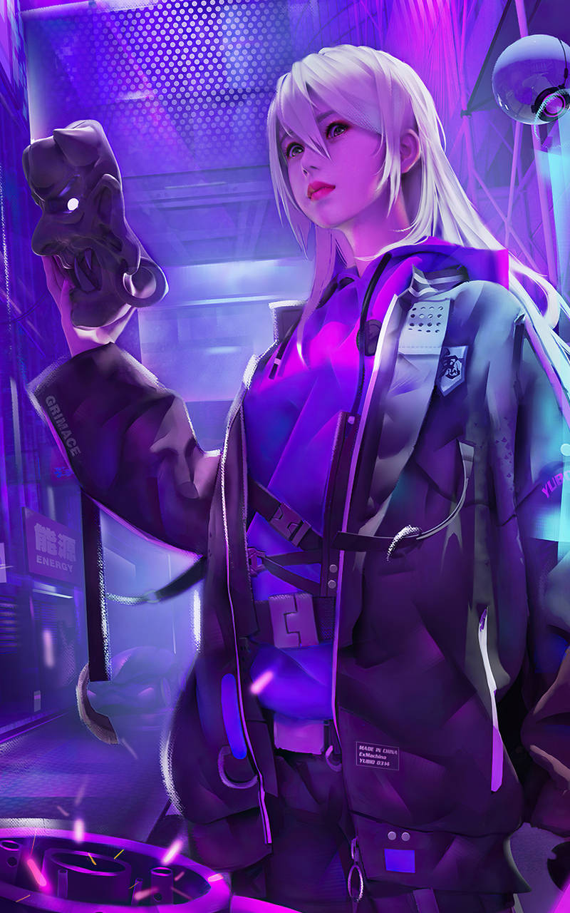 Cyberpunk iPhone Wallpaper