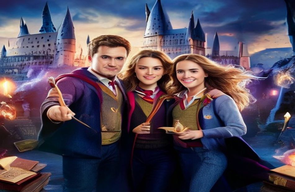 Harry Ron And Hermione Wallpaper