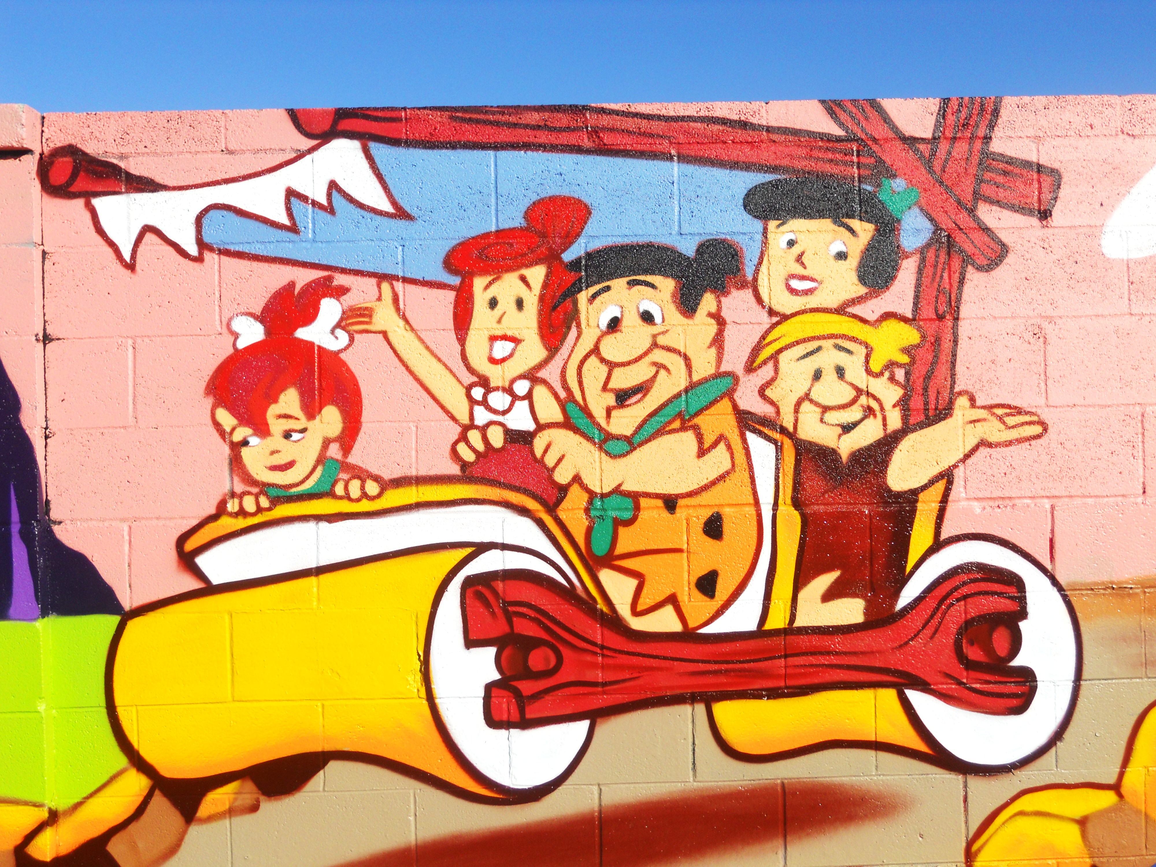 Wallpaper Background Slip Chale Dayv Meet Flintstones