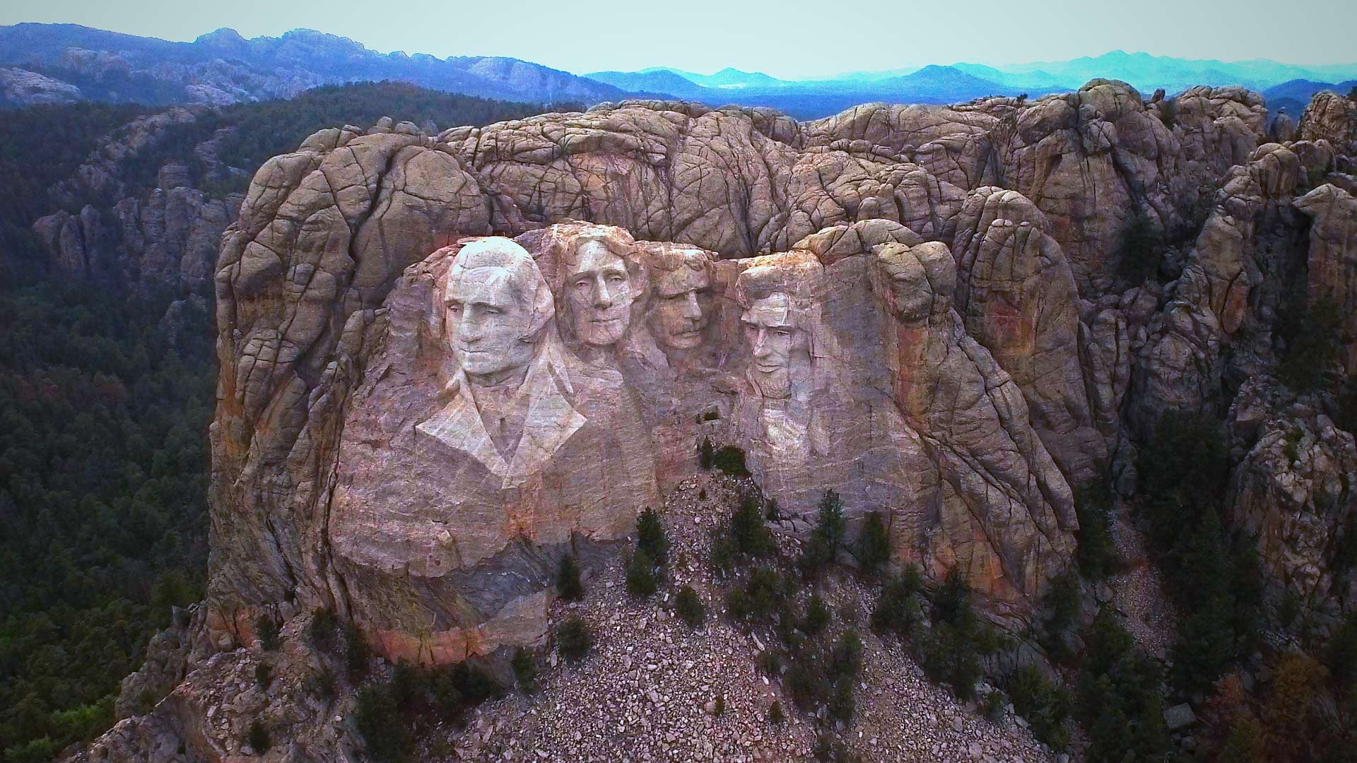 Mount Rushmore South Dakota Usa Presidents HD