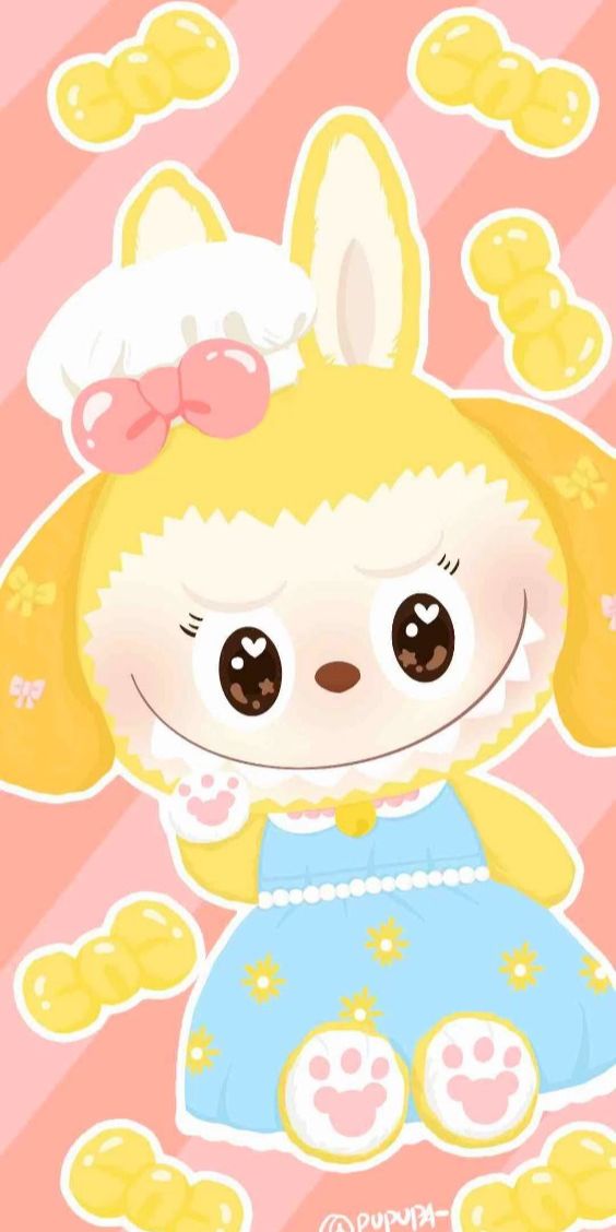 Labubu Phone Wallpaper For Lockscreen And Homescreen
