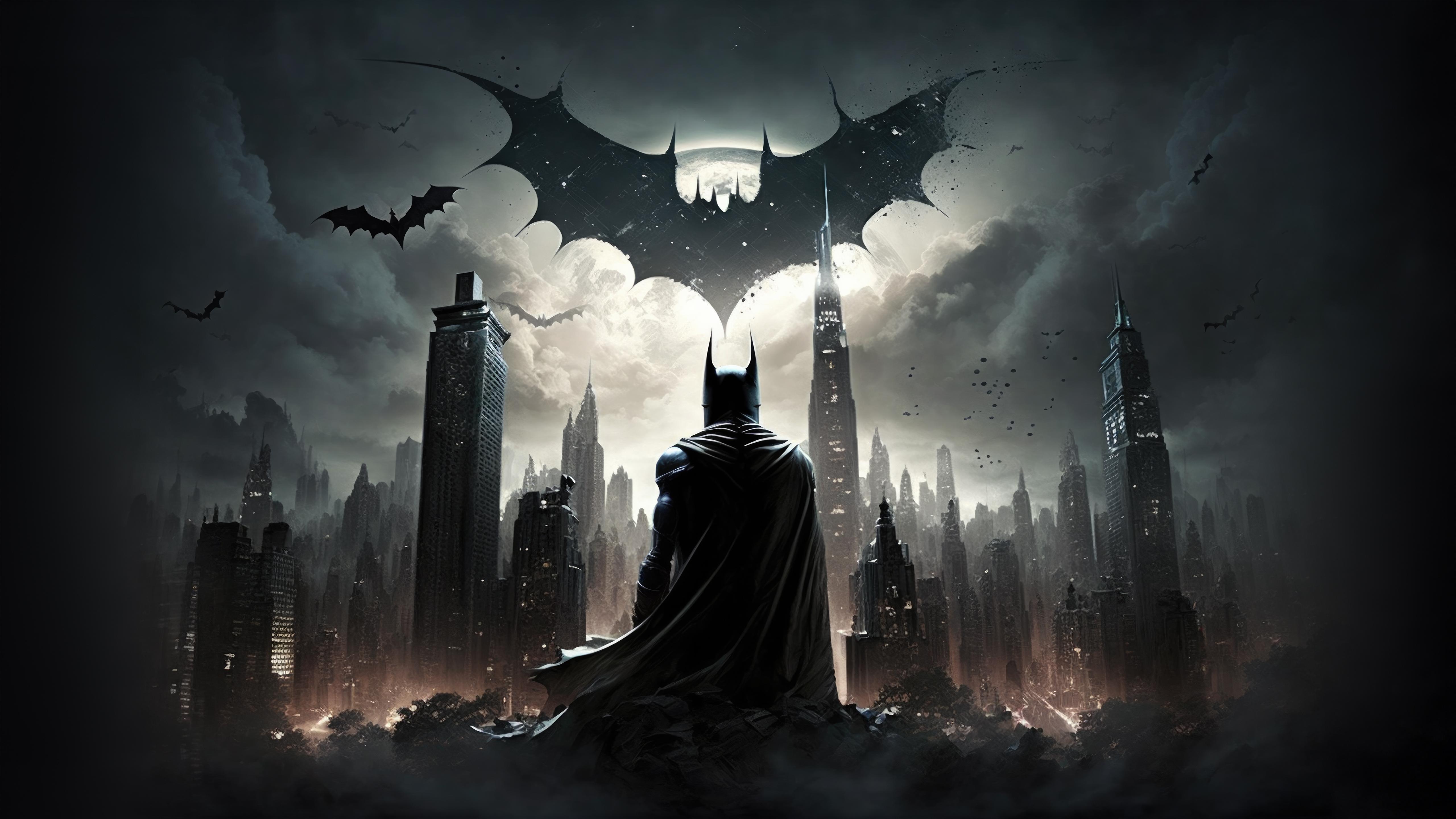 Batman Gotham 4k HD Superheroes Wallpaper Image