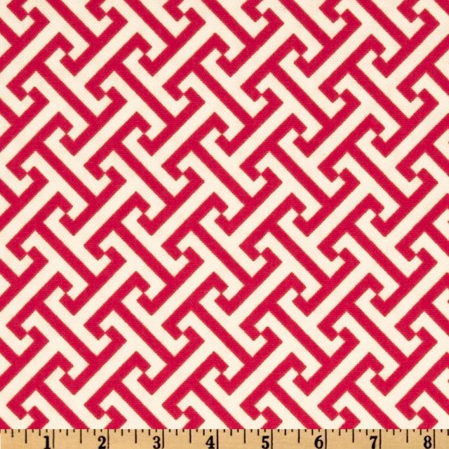 Waverly Cross Section Raspberry Modern Fabric By