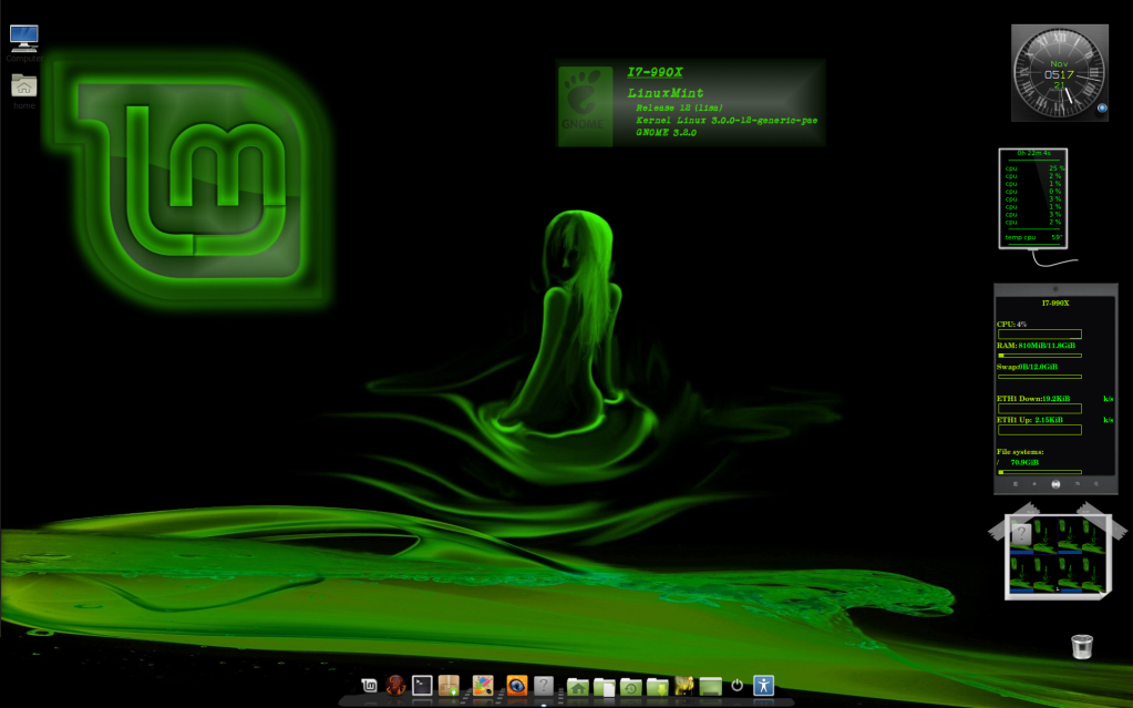 My Toxic Mint Wall Paper In Psd Linux Forums
