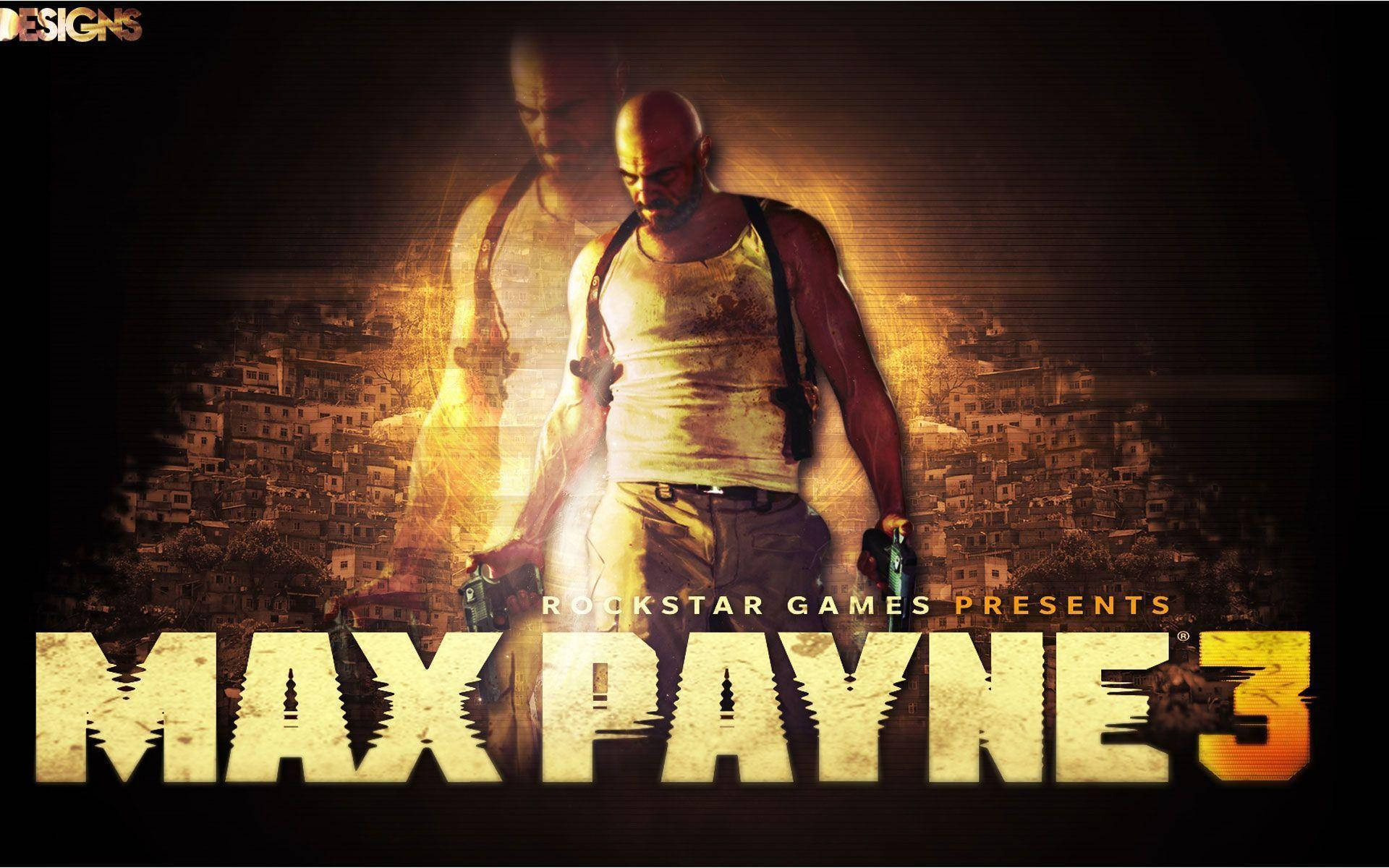Bald Max Payne Poster Wallpaper