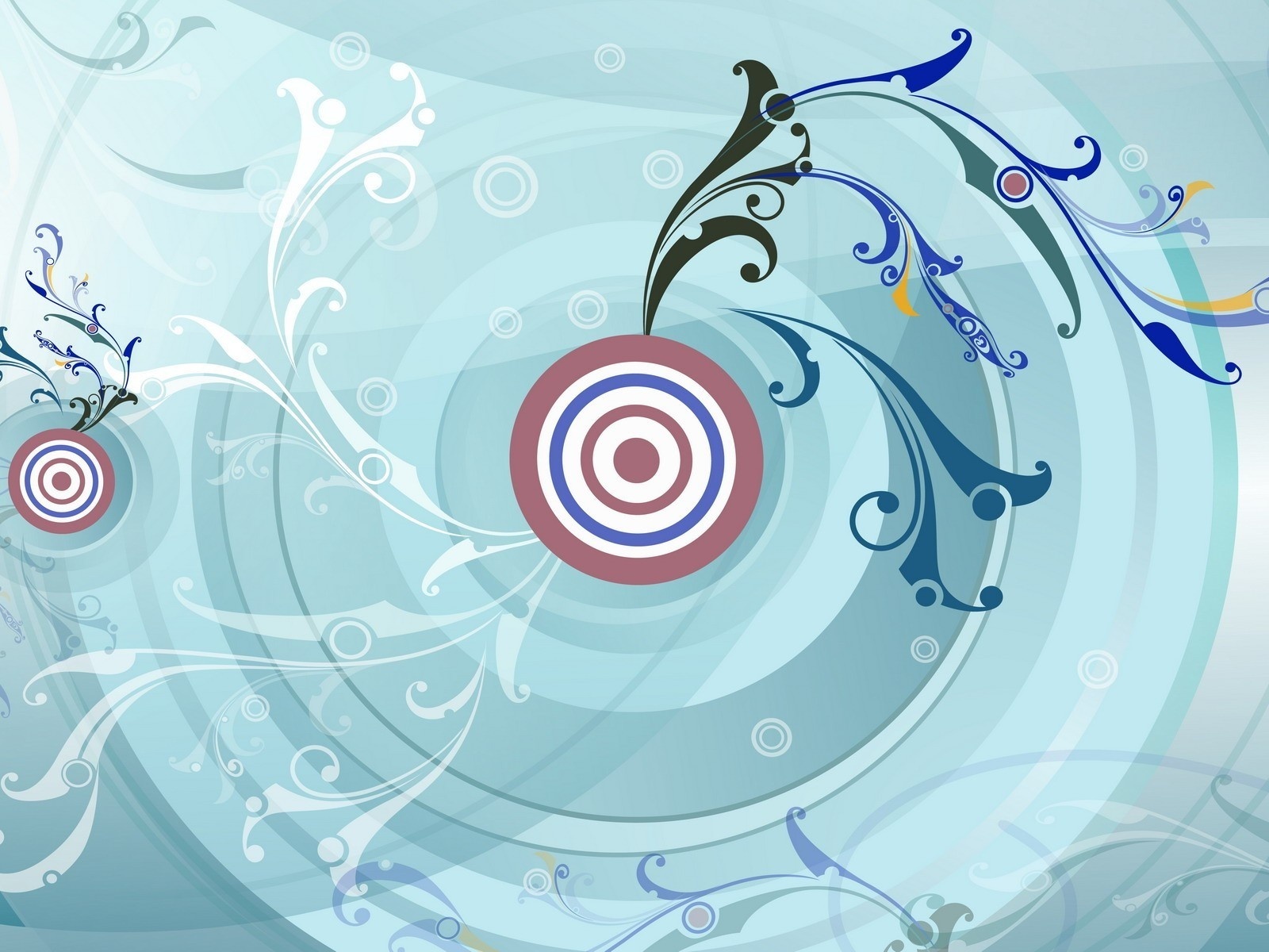 Abstract Circle Patterns Free PPT Backgrounds for your PowerPoint