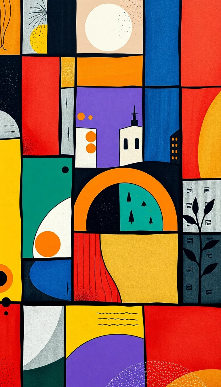 Cubist Art Wallpaper