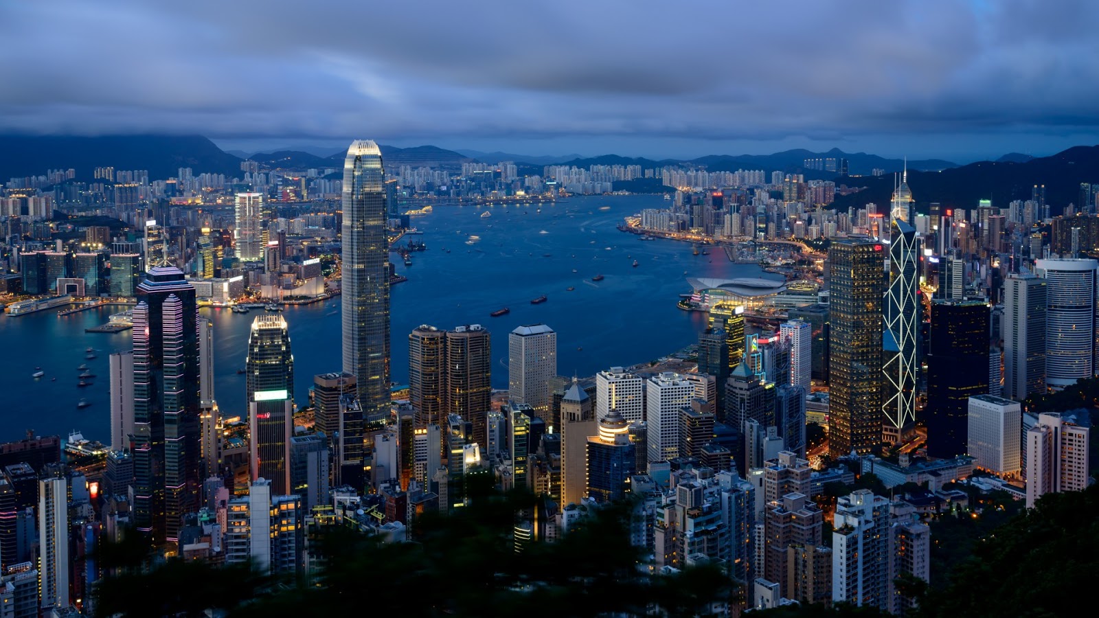 Hong Kong City HD Wallpaper 1080p Ultra