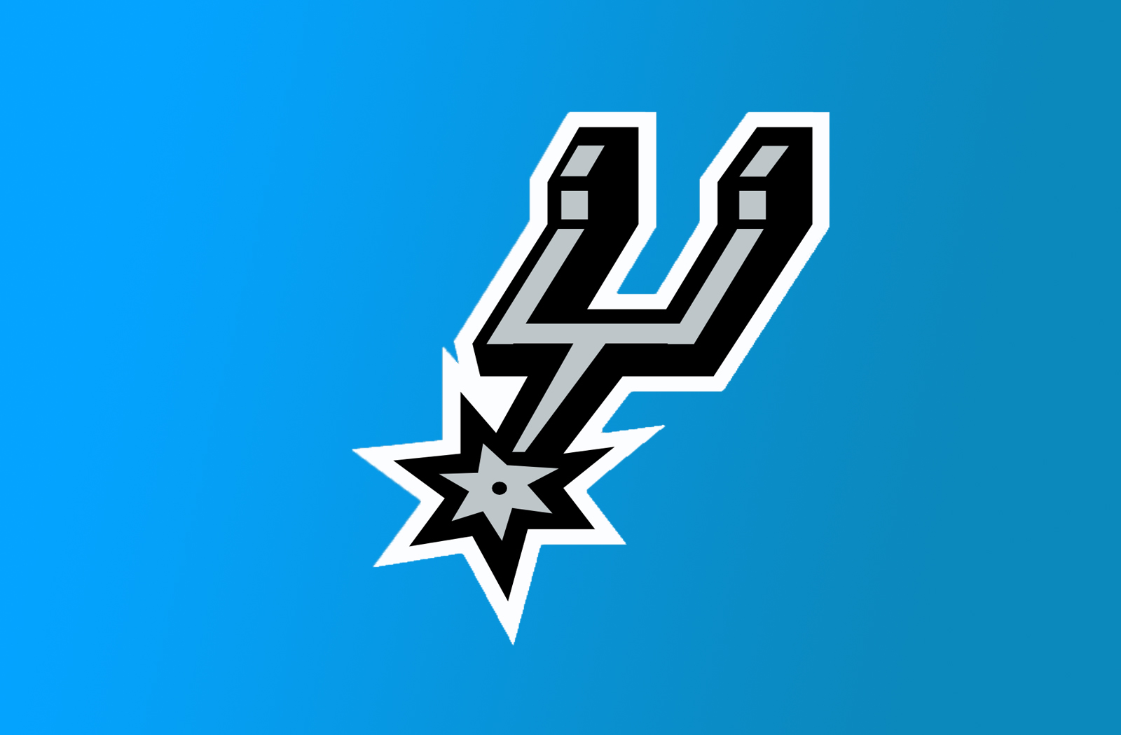 San Antonio Spurs Basketball Team Logo HD Desktop Wallpaper
